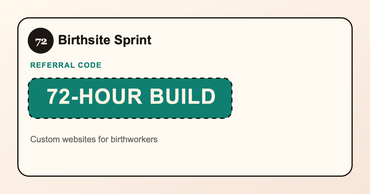 Birthsite Sprint share preview image
