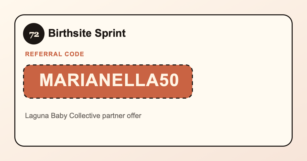 Birthsite Sprint partner share preview image